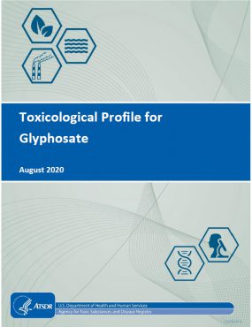 Cover of Toxicological Profile Report on Glyphosate.