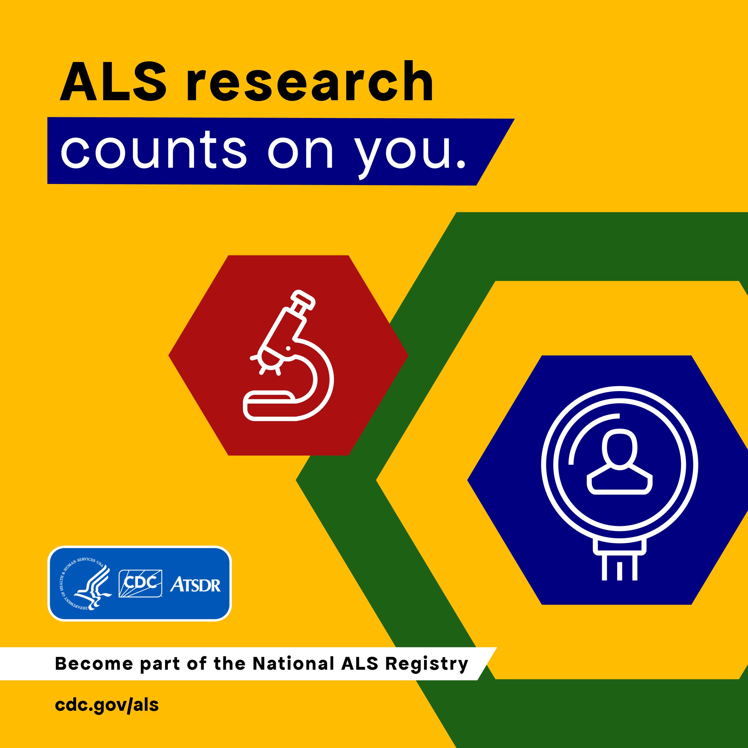 1-B ALS Research Counts on You