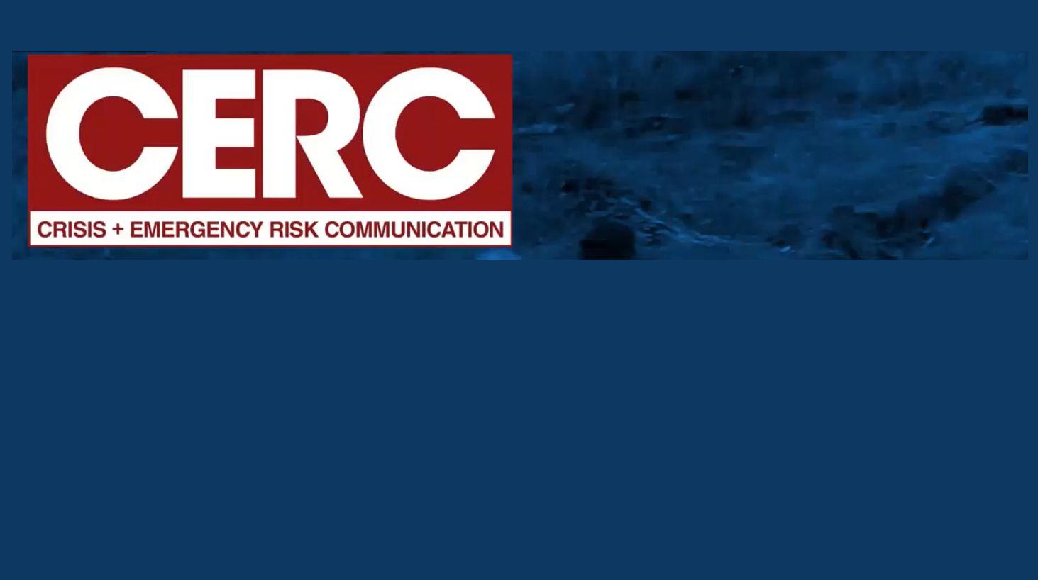 CERC logo on blue background