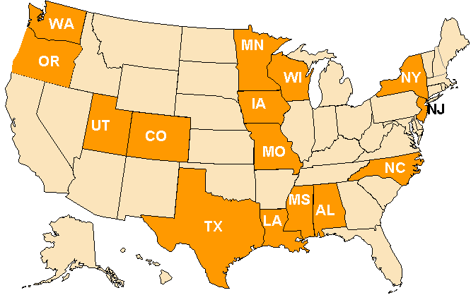 HSEES 13 Participating states
