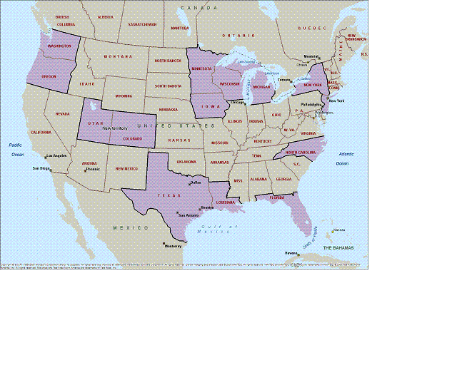 HSEES State Map