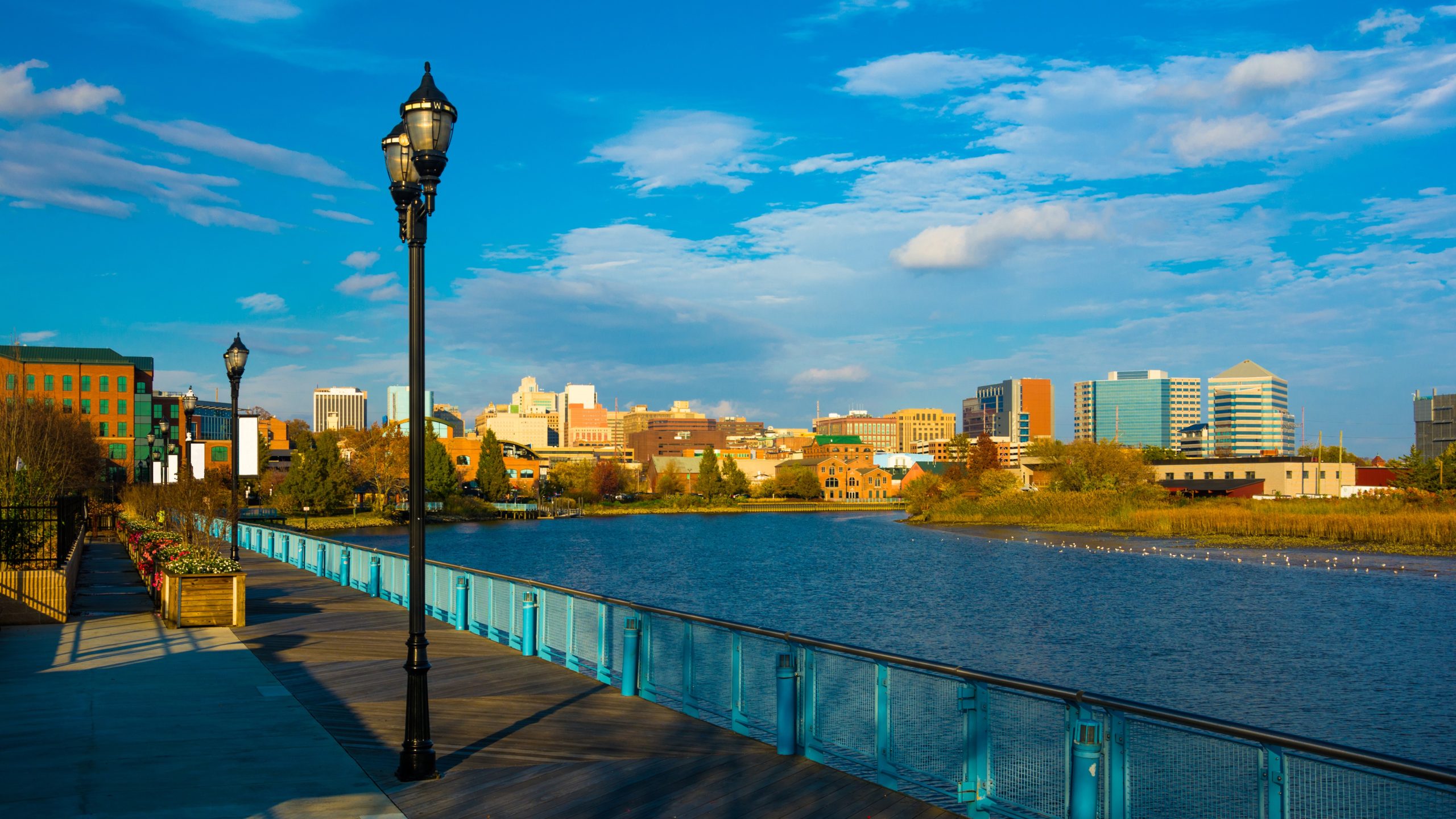 DE Skyline with River and Walkway