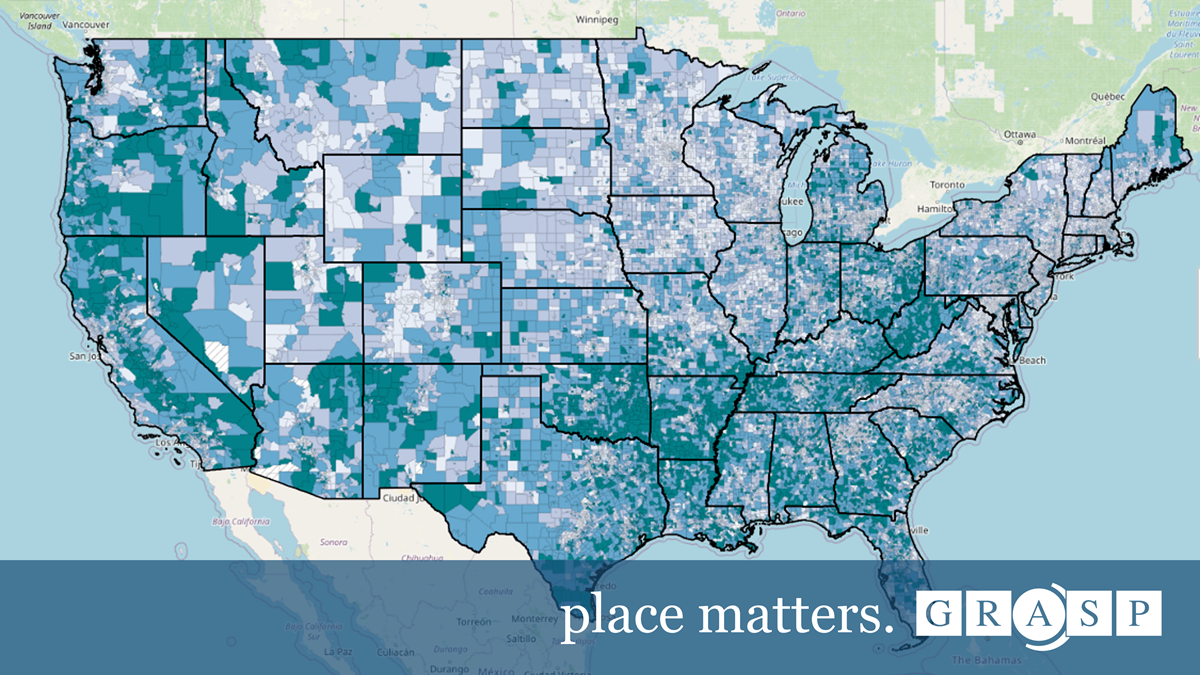 Decorative image of EJI 2024 interactive map