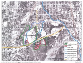 Map of Anniston, Alabama