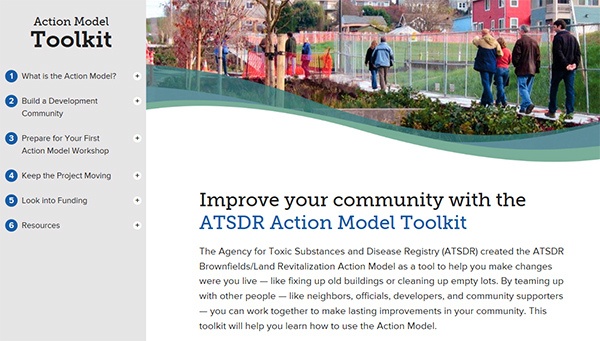 Action Model Toolkit - screenshot of home page