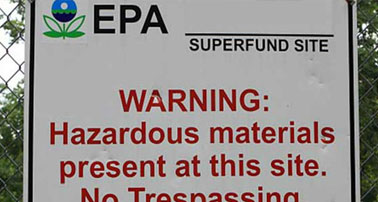 EPA Warning Sign